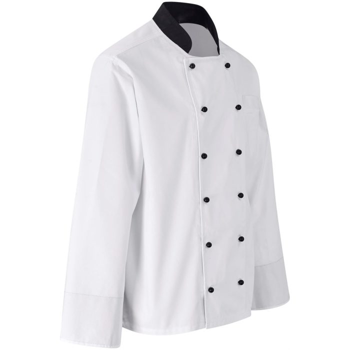 Unisex Long Sleeve Toulon Chef Jacket - Image 4