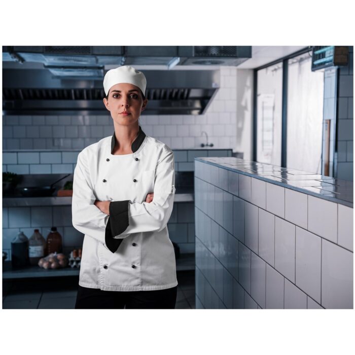 Unisex Long Sleeve Toulon Chef Jacket - Image 12