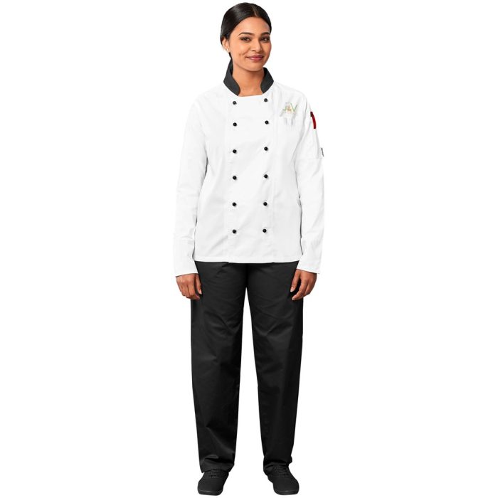 Unisex Long Sleeve Toulon Chef Jacket - Image 18