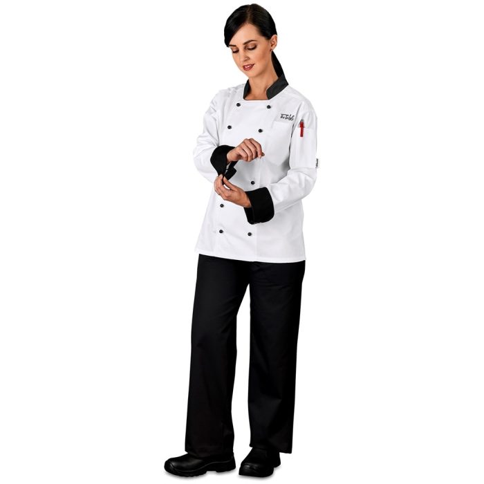 Unisex Long Sleeve Toulon Chef Jacket - Image 20