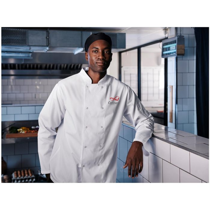 Unisex Long Sleeve Zest Chef Jacket - Image 11