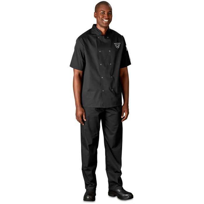 Unisex Short Sleeve Zest Chef Jacket - Image 8