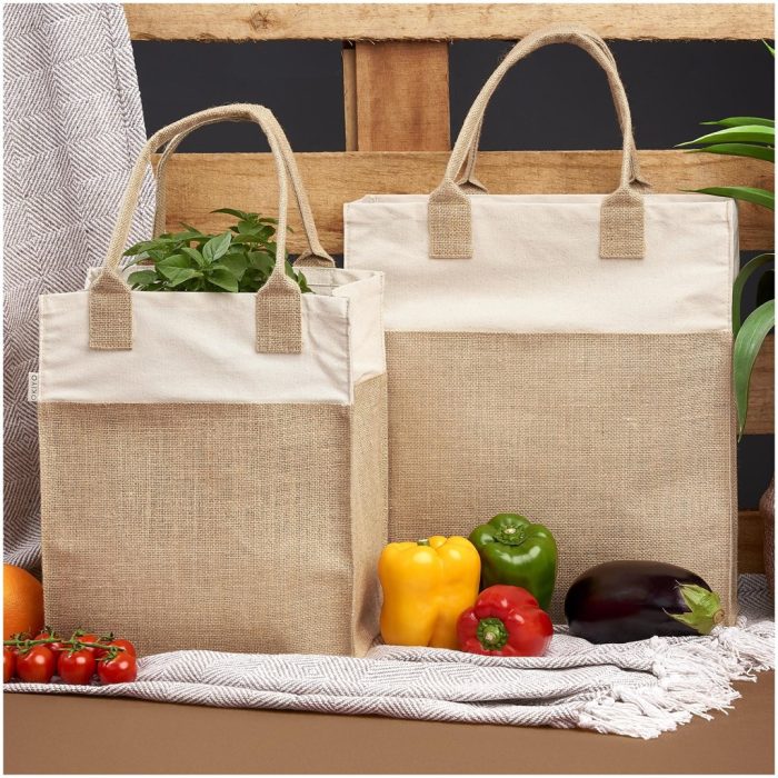 Okiyo Yoshi Jute & Cotton Tote - Image 4