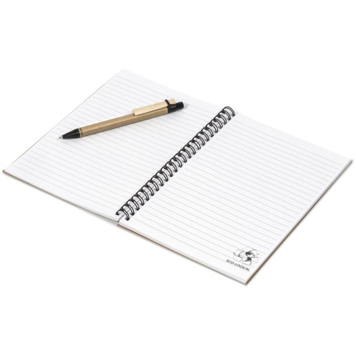 Eco-Logical A5 Notebook & Pen - Image 3