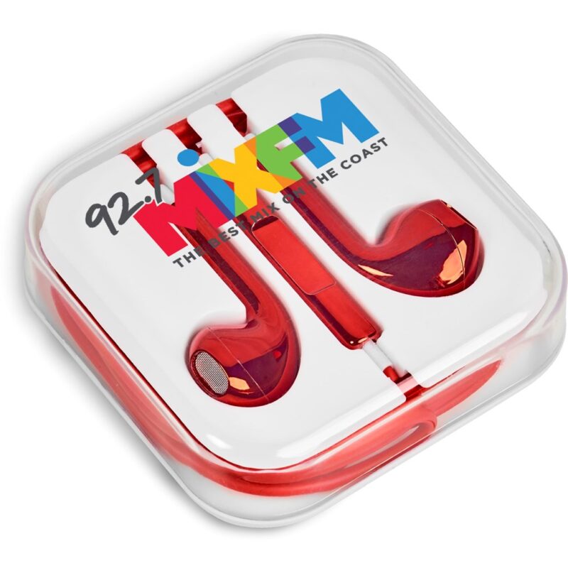 Altitude Poprock Earbuds - Red