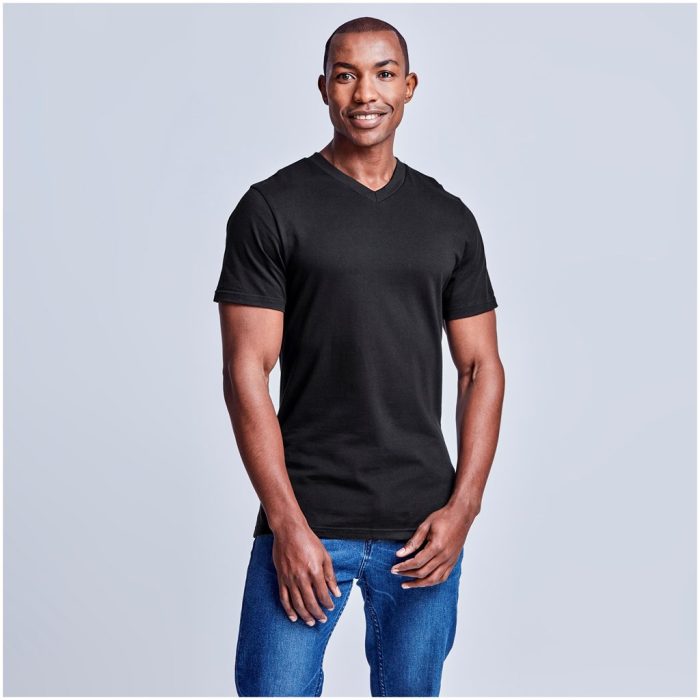 Mens Super Club 165 V-Neck T-Shirt - Image 3