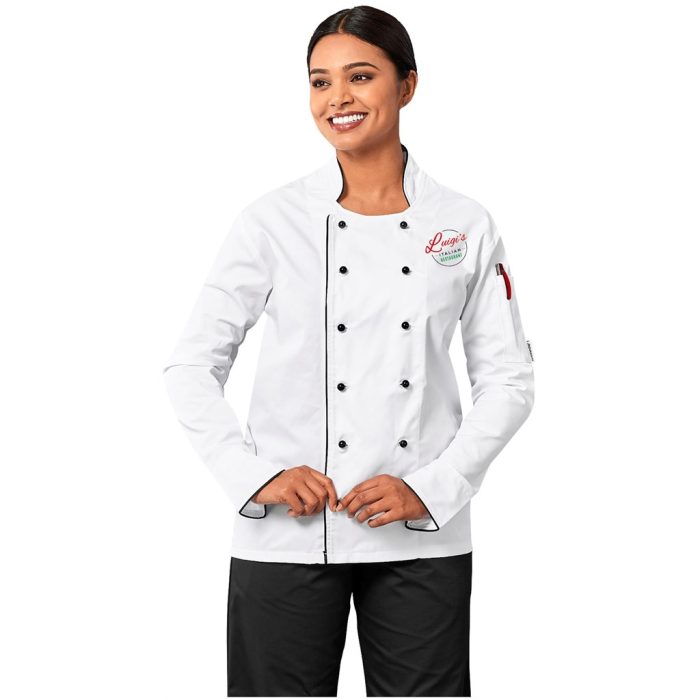 Unisex Long Sleeve Dijon Chef Jacket - Image 4