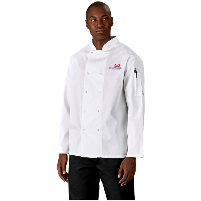 Unisex Long Sleeve Zest Chef Jacket - Image 4