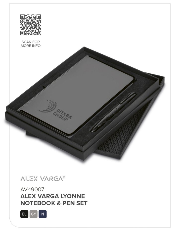 Alex Varga Lyonne Notebook & Pen Set - Image 10