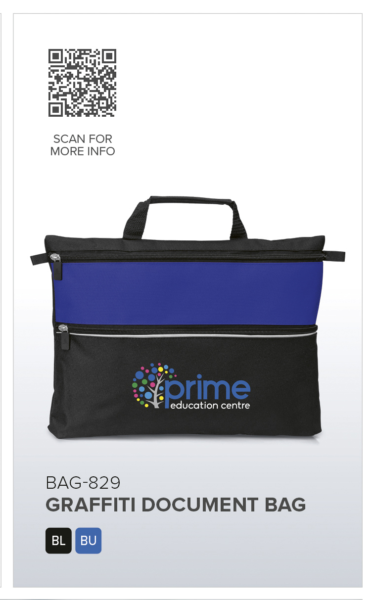 Graffiti Document Bag - Image 5