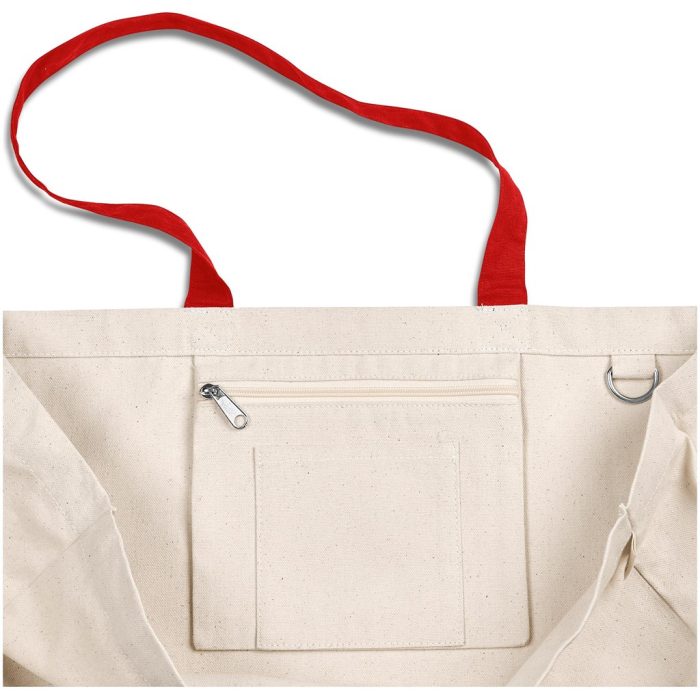 Kooshty Barbados Large Cotton Beach Bag - Image 4