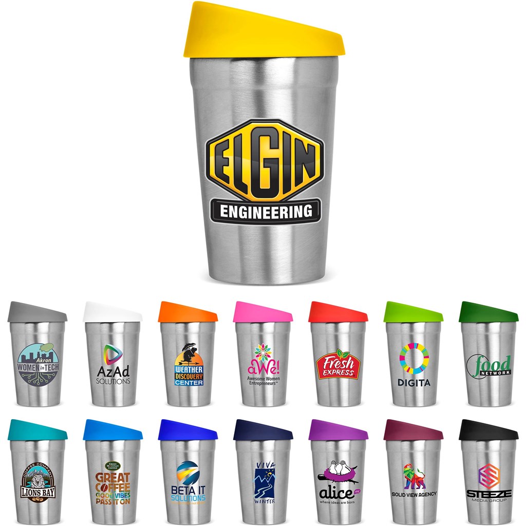 Kooshty Go-Jo Stainless Steel & Plastic Double-Wall Tumbler - 350ml - Image 5