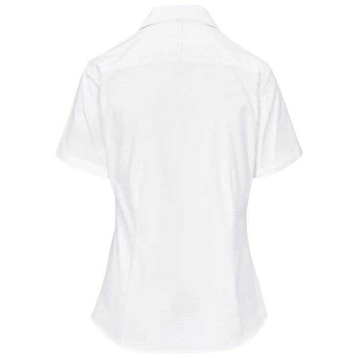Ladies Short Sleeve Cotton Twill Moderna Shirt - Image 3