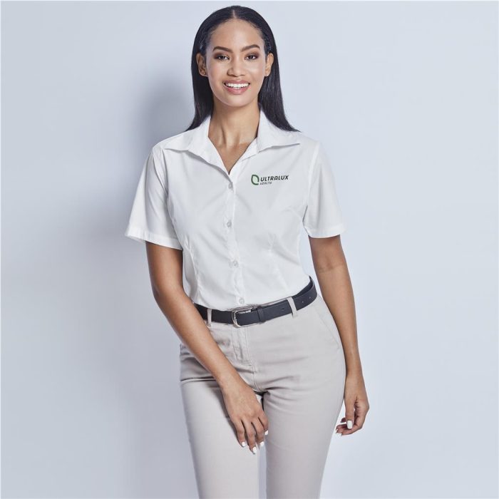 Ladies Short Sleeve Sheffield Stretch Shirt - Image 4