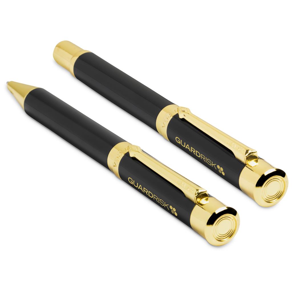 Alex Varga Corona Ball Pen & Rollerball Set - Image 2