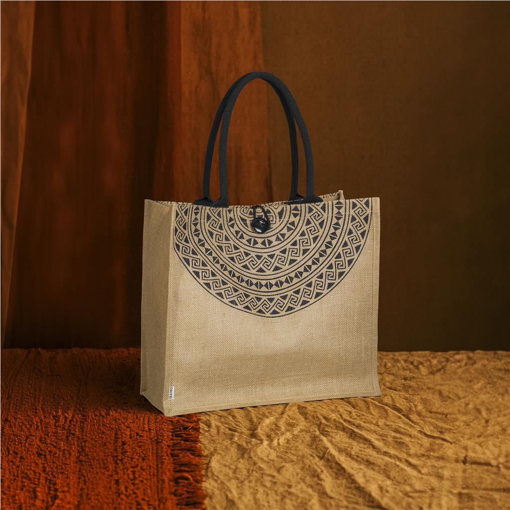 Okiyo Kashira Jute Tote - Image 2