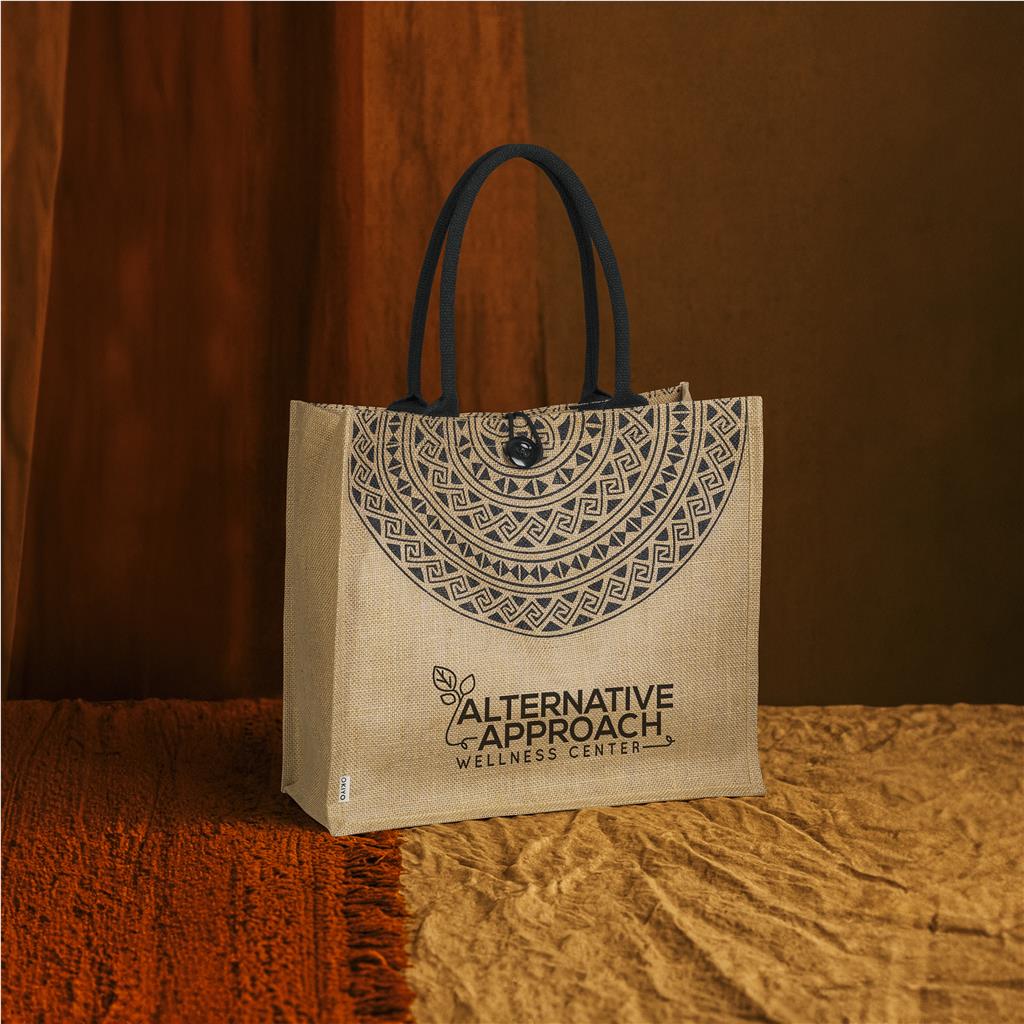 Okiyo Kashira Jute Tote - Image 4