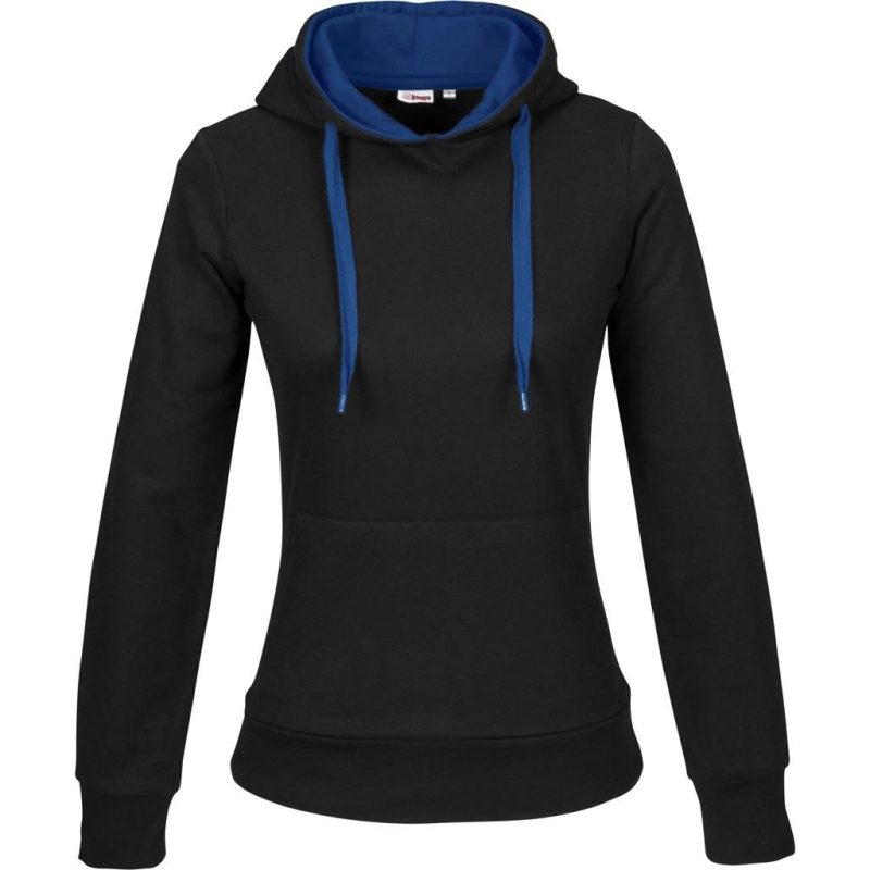 Ladies Solo Hooded Sweater - Blue
