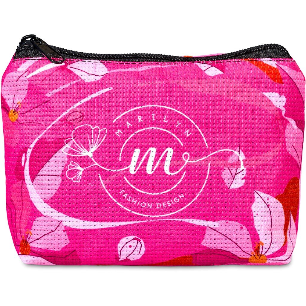 Hoppla Leanne Recycled PET Stitch-Bond Mini Toiletry Bag - Image 11