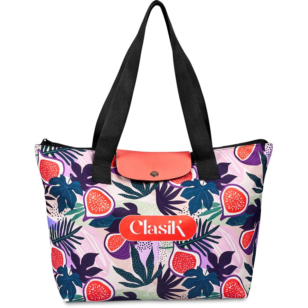Hoppla Rosebank Polyester Roll-Up Tote Bag - Image 2