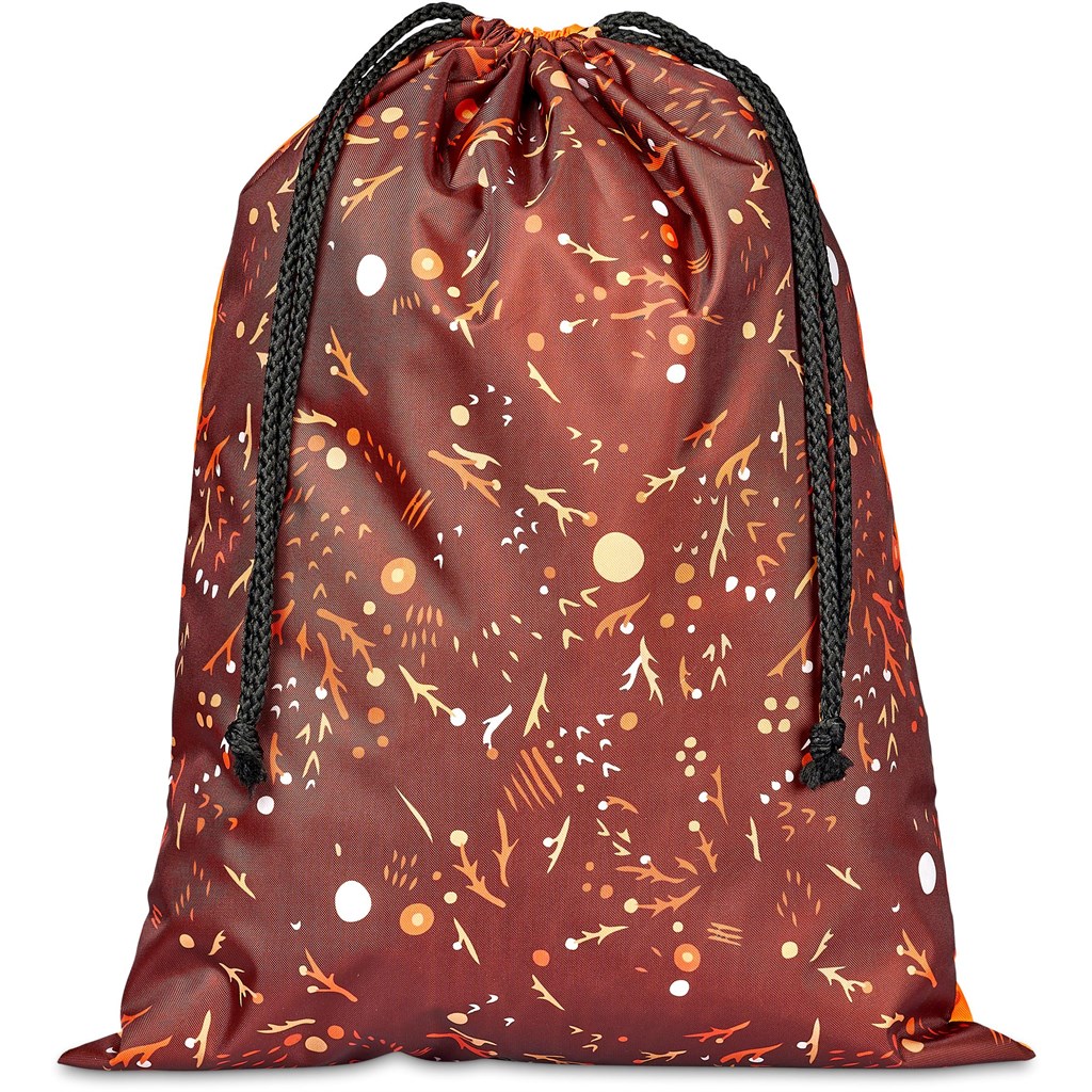 Hoppla Benguela Jumbo Polyester Drawstring Pouch - Image 2