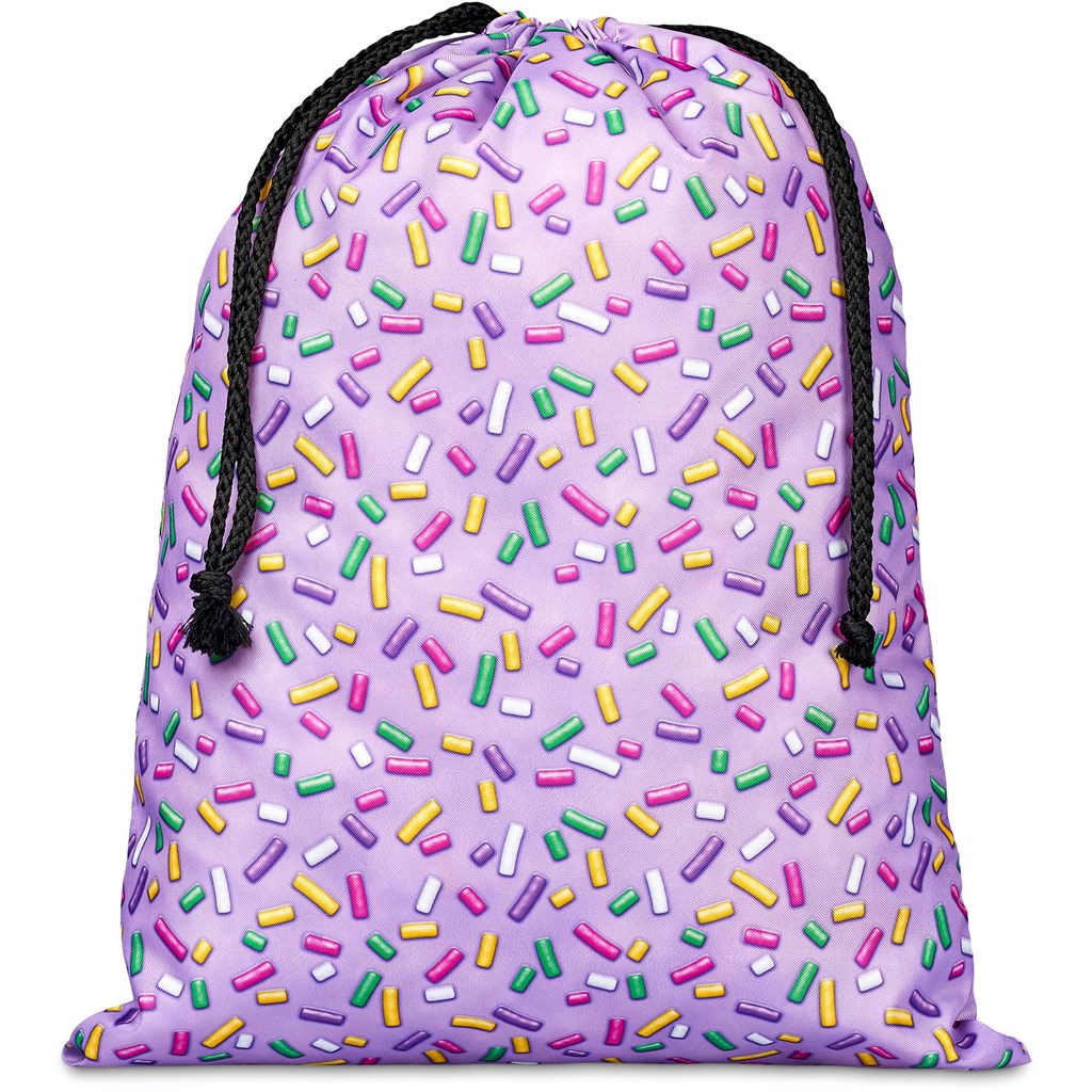 Hoppla Benguela Jumbo Polyester Drawstring Pouch - Image 6