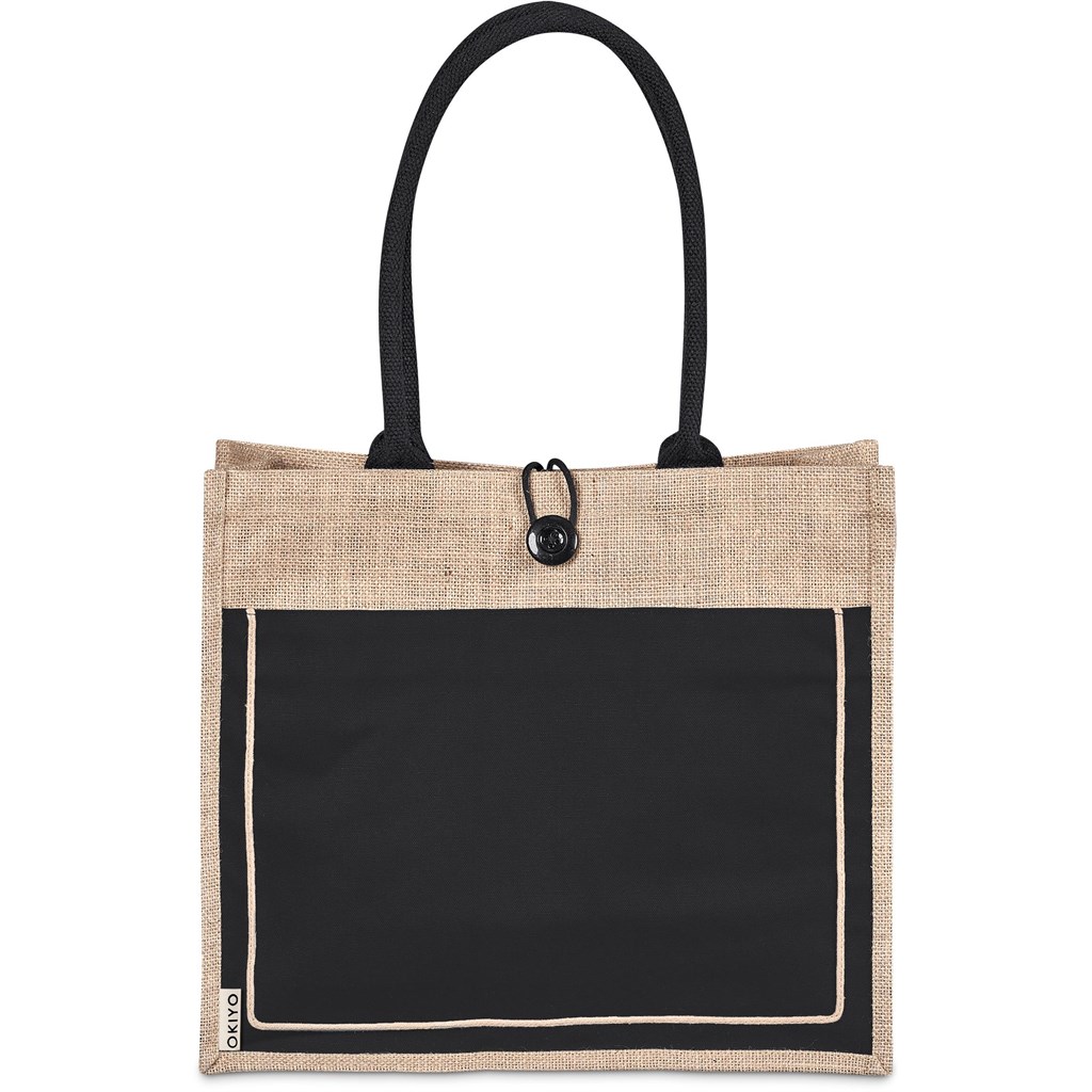 Okiyo Umi Jute & Cotton Tote - Image 3