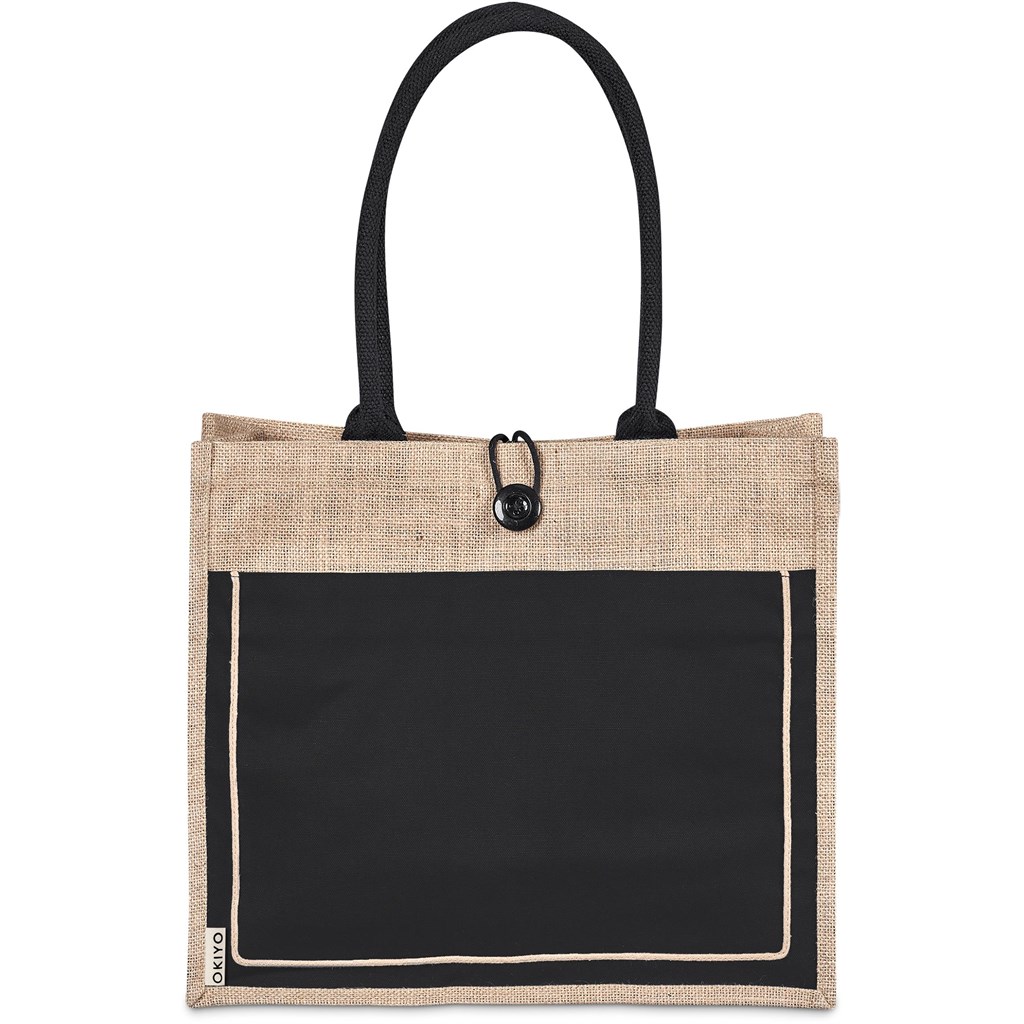Okiyo Umi Jute & Cotton Tote - Image 5