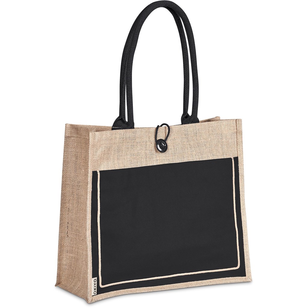 Okiyo Umi Jute & Cotton Tote - Image 7