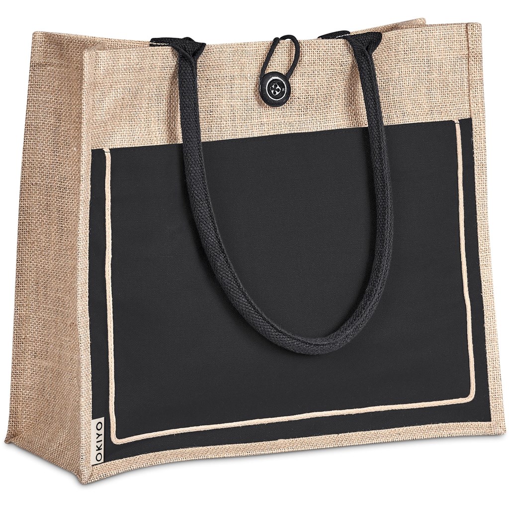 Okiyo Umi Jute & Cotton Tote - Image 4