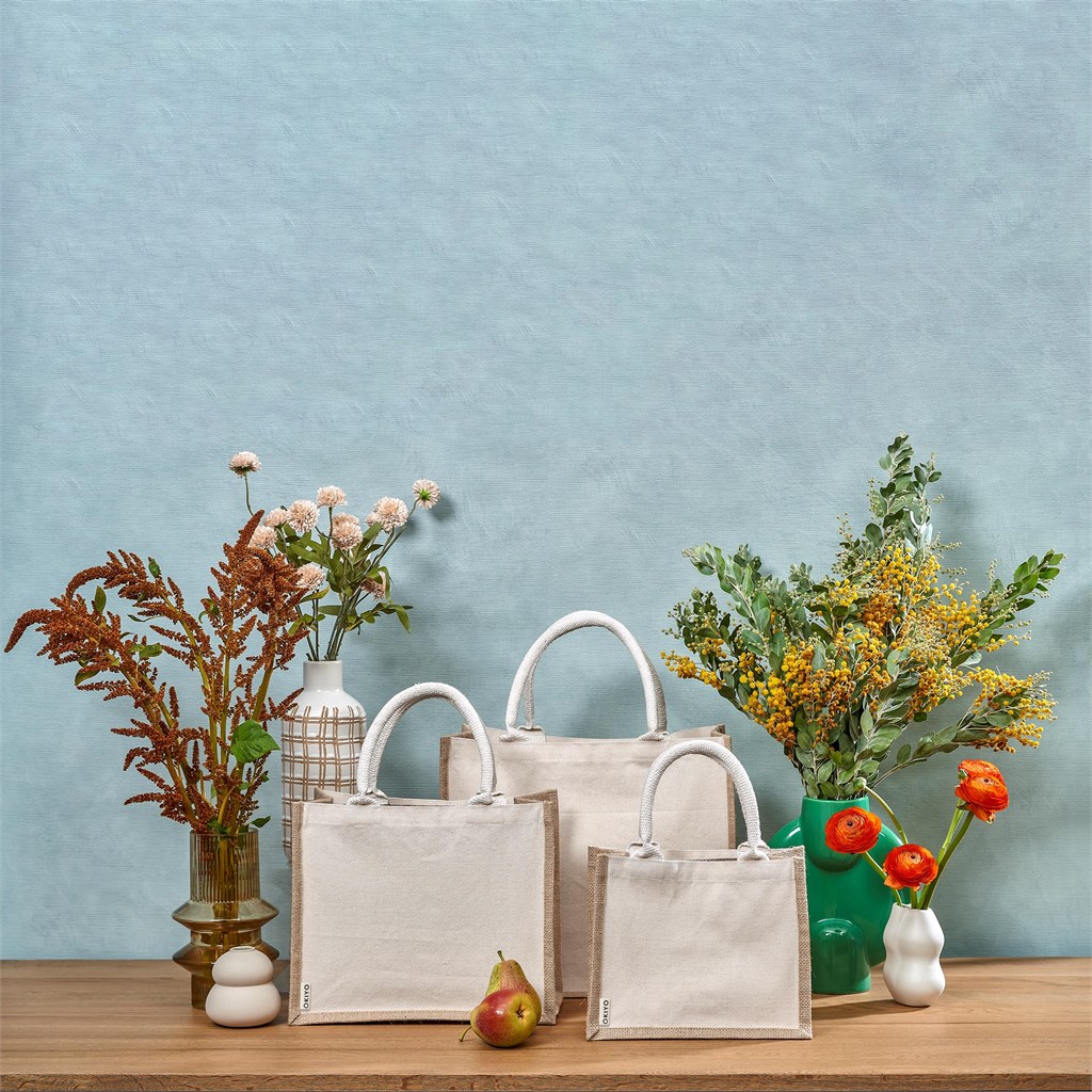 Okiyo Chinsai Maxi Jute & Cotton Tote - Image 12