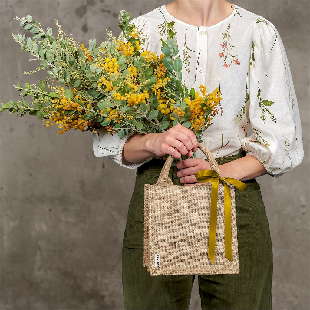 Okiyo Miyag Mini Jute Gift Bag - Image 2