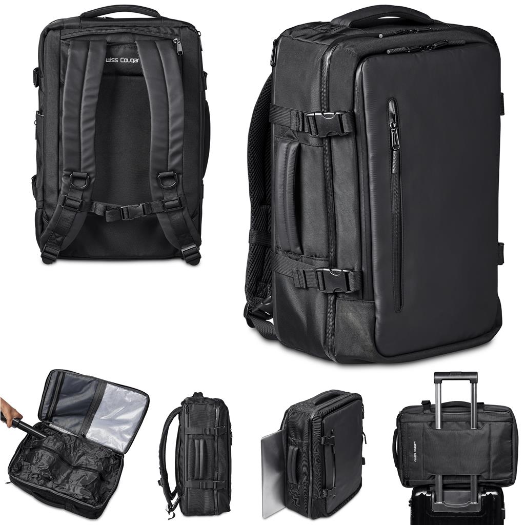 Swiss Cougar Lancaster Hybrid Laptop Backpack - BL - Image 7