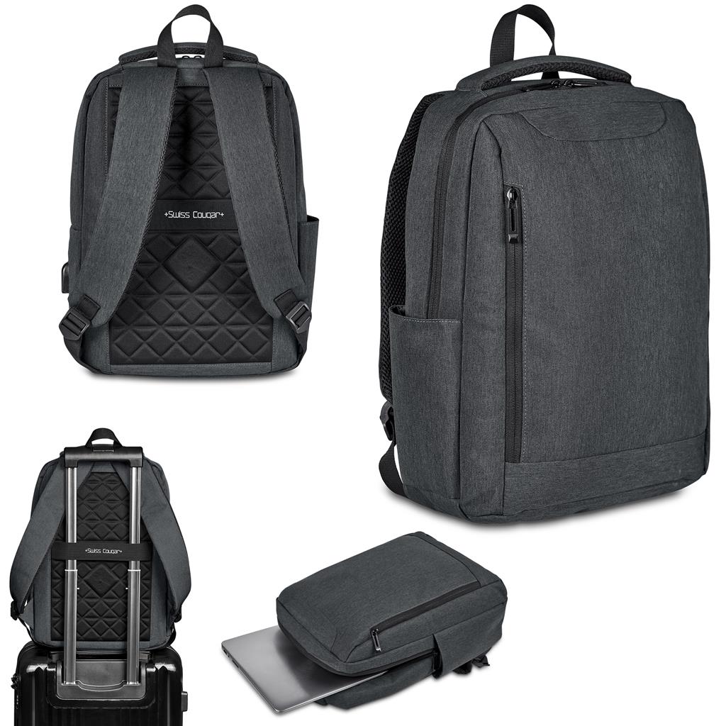 Swiss Cougar Vercelli Laptop Backpack - Image 2