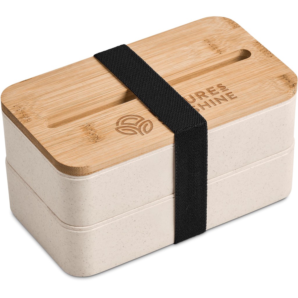 Okiyo Dura Wheat Straw & Bamboo Lunch Box Set - Image 2