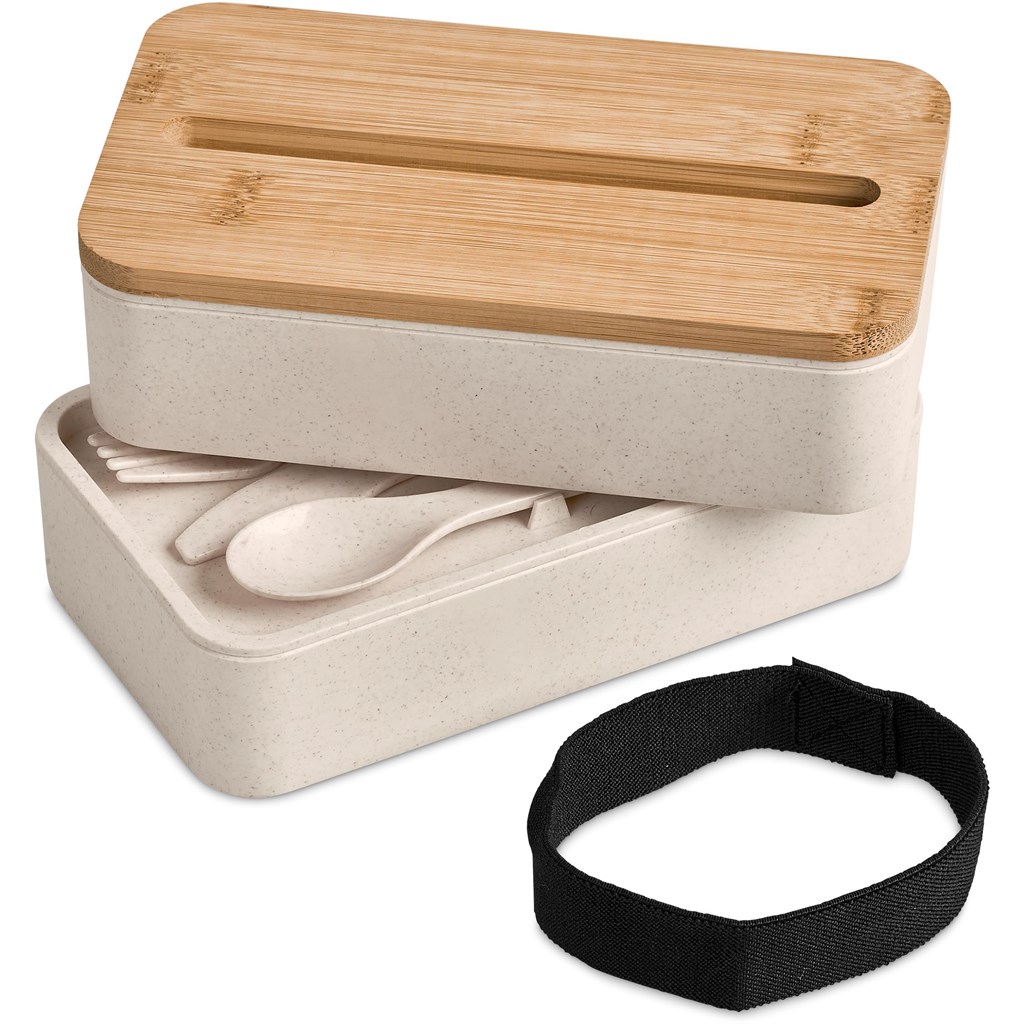 Okiyo Dura Wheat Straw & Bamboo Lunch Box Set - Image 13