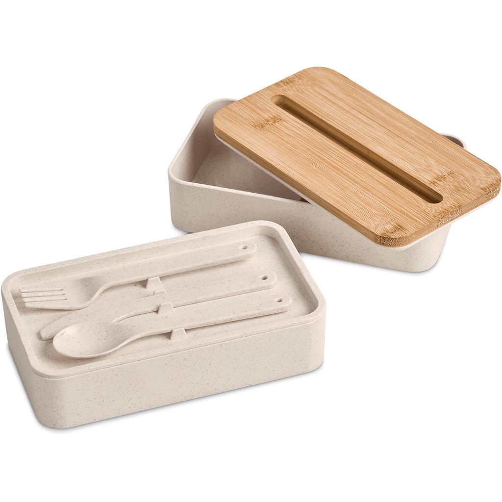 Okiyo Dura Wheat Straw & Bamboo Lunch Box Set - Image 3