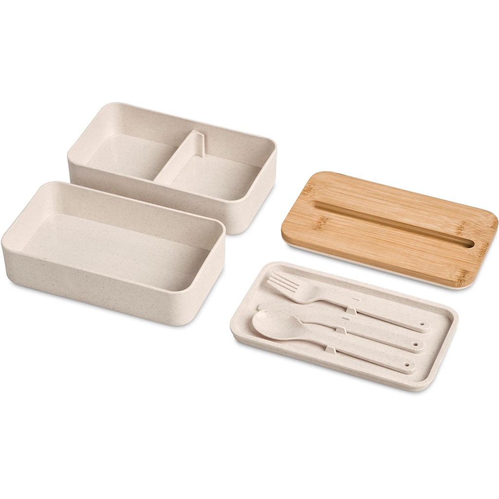 Okiyo Dura Wheat Straw & Bamboo Lunch Box Set - Image 10