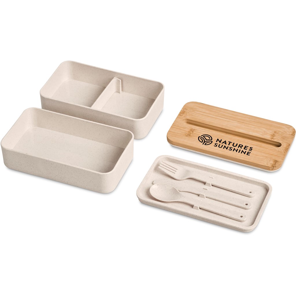 Okiyo Dura Wheat Straw & Bamboo Lunch Box Set - Image 14