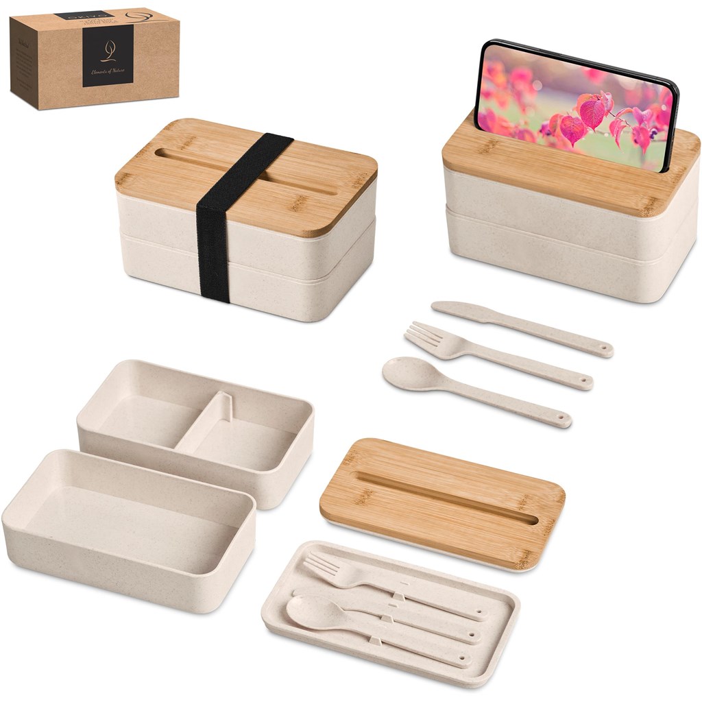 Okiyo Dura Wheat Straw & Bamboo Lunch Box Set - Image 21