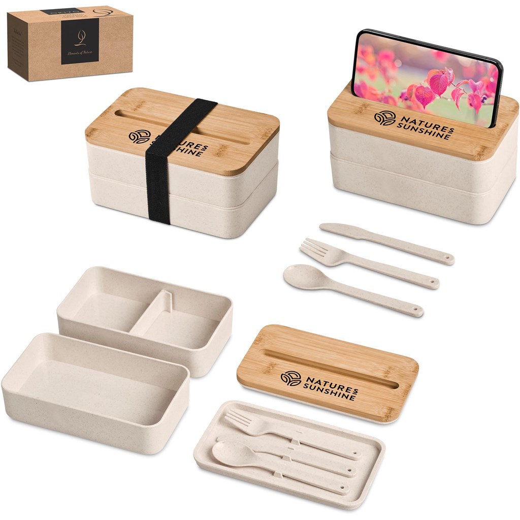 Okiyo Dura Wheat Straw & Bamboo Lunch Box Set - Image 25