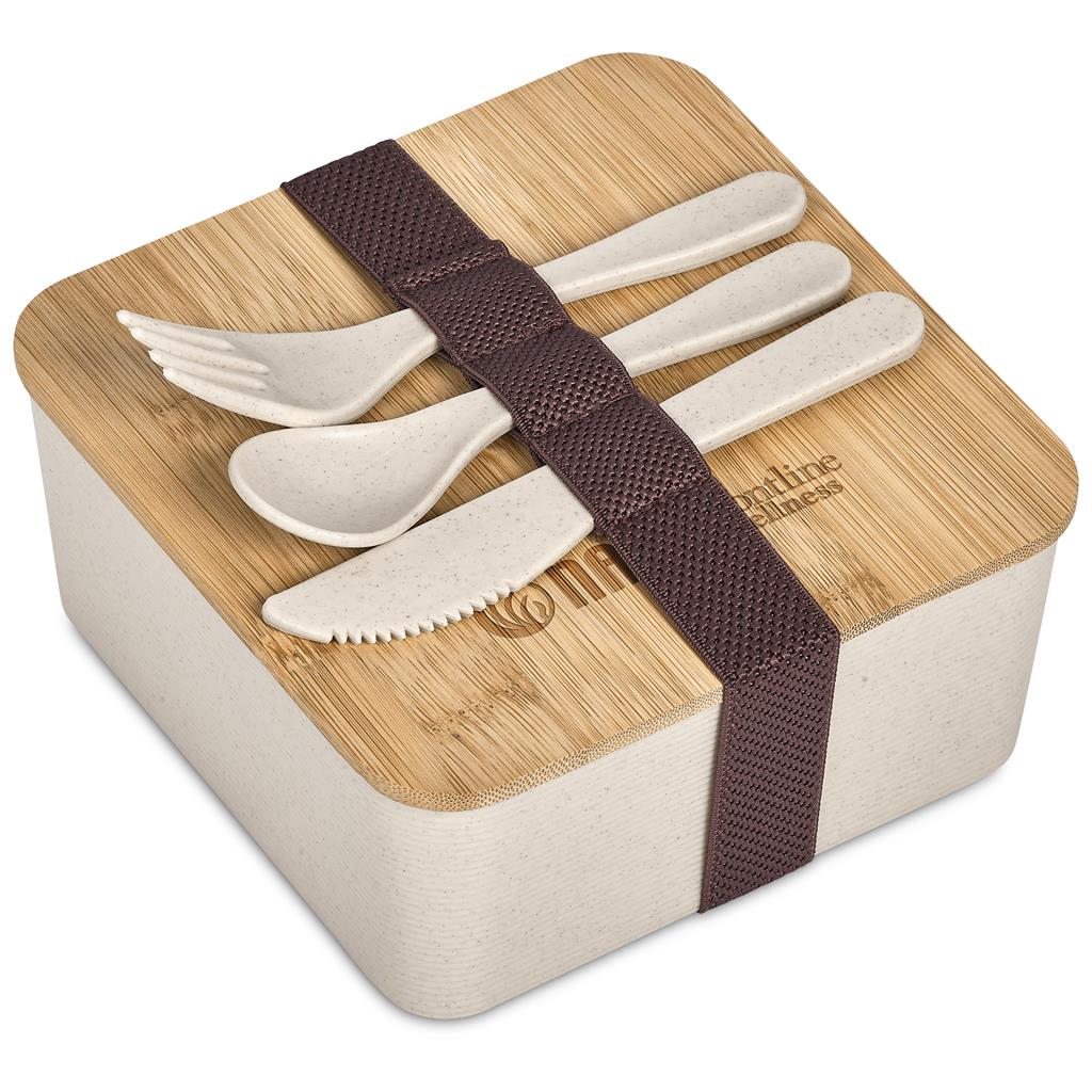 Okiyo Wani Wheat Straw & Bamboo Lunch Box - Image 6