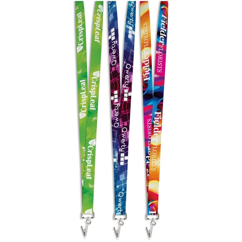 Altitude Crocodile Clip Double-Sided Sublimation Petersham Lanyard