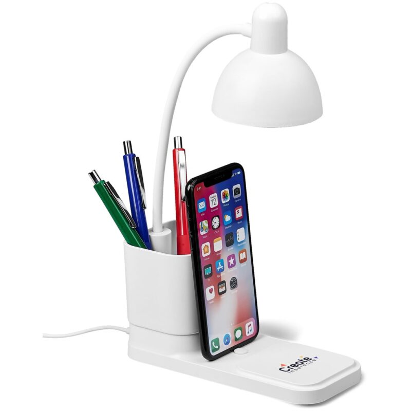 Altitude Lexicon Desk Lamp, Pen Caddy & Phone Stand
