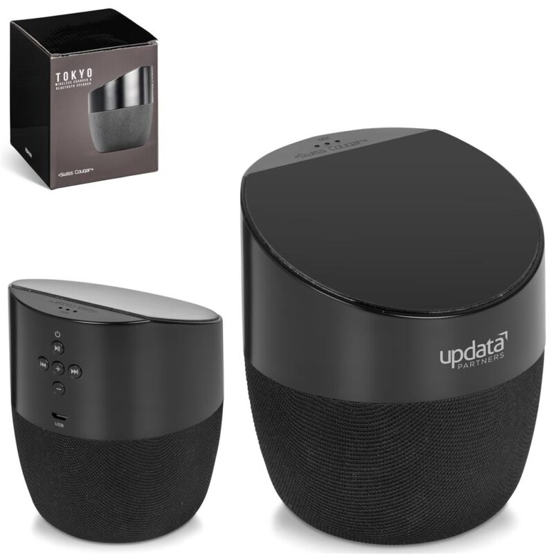 Swiss Cougar Tokyo Wireless Charger & Bluetooth Speaker