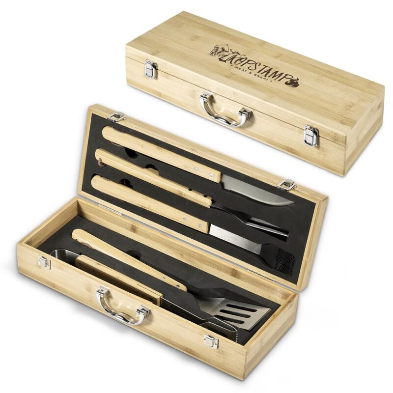 Okiyo Yakiniku Bamboo 5-Piece Braai Set