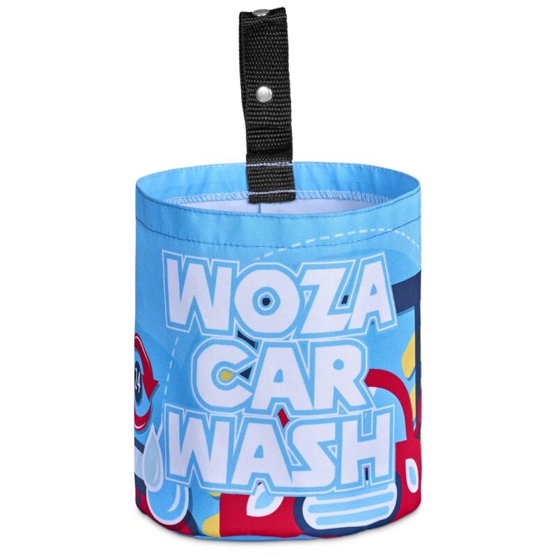 Pre-Printed Sample Hoppla Auto Polyester Car Refuse Holder