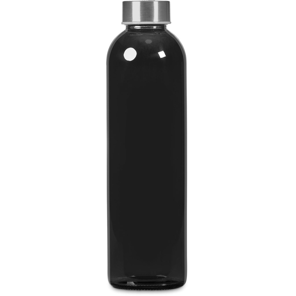 Kooshty Pura Plus Glass Water Bottle – 750ml - Black - Image 3