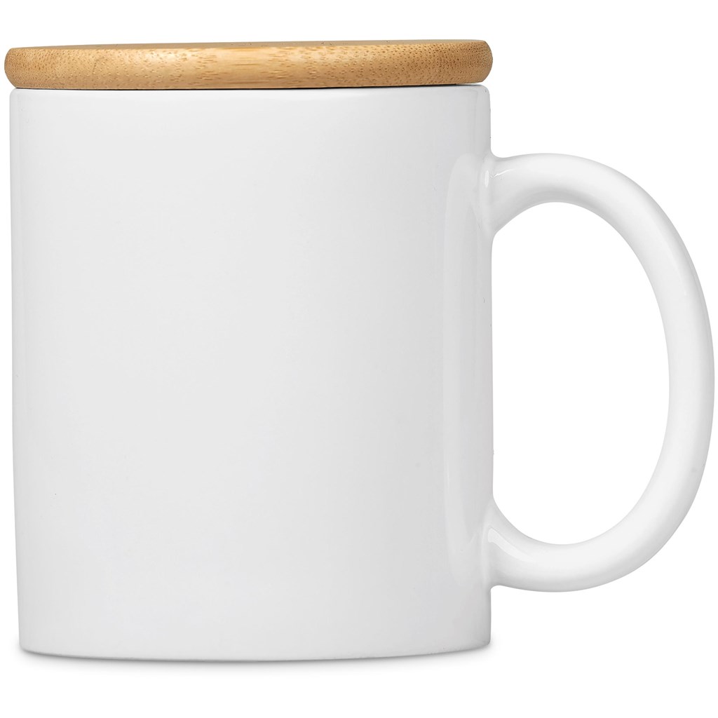Okiyo Sozo Bamboo & Ceramic Sublimation Coffee Mug - 330ml - Image 18