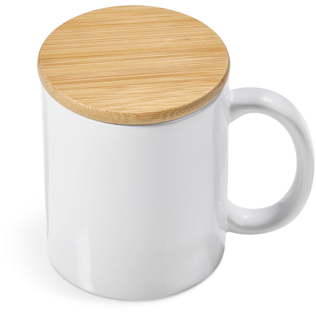Okiyo Sozo Bamboo & Ceramic Sublimation Coffee Mug - 330ml - Image 16